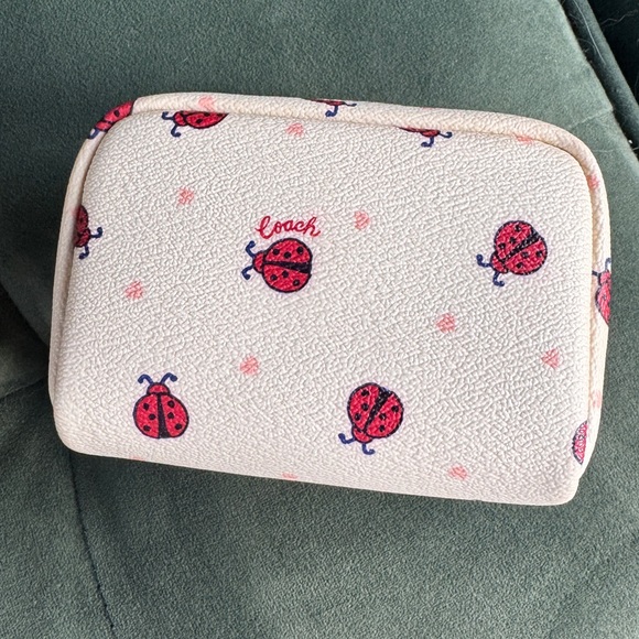 COACH | Ladybug Print Mini Cosmetic Pouch - Picture 2 of 10